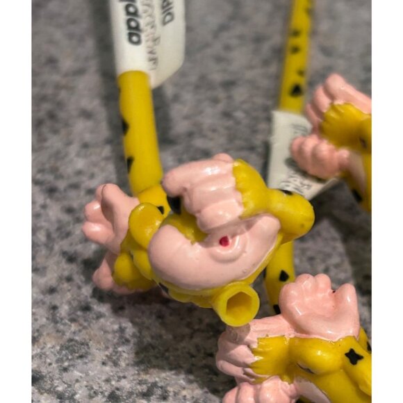 Applause Marsupilami Dipper Straws Cartoon Character Topper Set Lot 10 - Picture 3 of 5